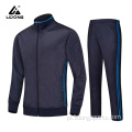 Terno de futebol personalizado Menino Men Men Zip Tracksuits